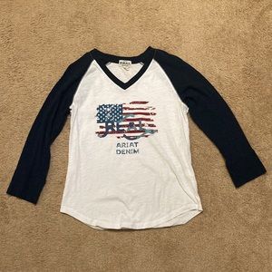 Ariat 3/4 sleeve shirt